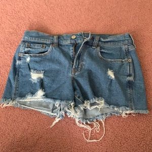 Old Navy Distressed Boyfriend Shorts